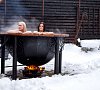 Эко-отель «Ручьи уДачи» Белокуриха - Банный чан Эко-отель «Ручьи уДачи» Белокуриха - Банный чан