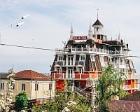 Санаторий Вилла Сова в Новом Афоне, вид снаружи Санаторий Вилла Сова (Новый Афон)